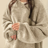 Mabel - Atsitiktinis Oversized Megztinis