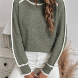 Avalon - Žalias Medvilninis Megztinis