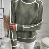 Avalon - Žalias Medvilninis Megztinis