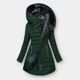 Saulutė | Šiltas kailiniu pamuštu paltas