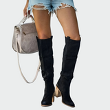 Ortopediniai odiniai batai iki kelių