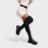 Lureva – Ilgi auliniai batai su storu padu