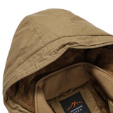 Elegantiškas medvilninis žieminis paltas