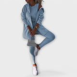 Trijų dalių rinkinys su kardiganu