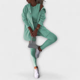 Trijų dalių rinkinys su kardiganu