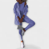 Trijų dalių rinkinys su kardiganu