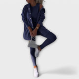 Trijų dalių rinkinys su kardiganu