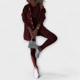 Trijų dalių rinkinys su kardiganu