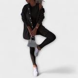 Trijų dalių rinkinys su kardiganu