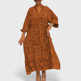 Ava – Suknelė su meniniu raštu