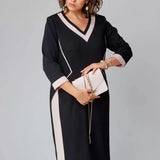 Fenna | Elegantiška V formos suknelė