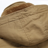 Elegantiškas medvilninis žieminis paltas