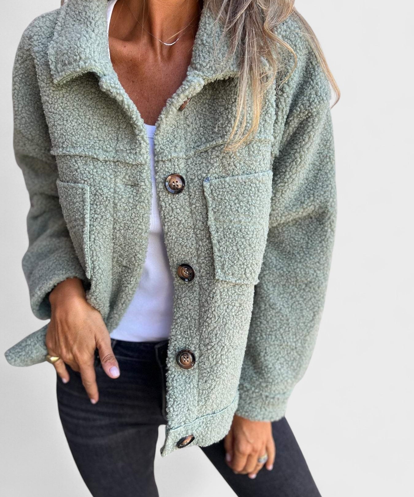 Antonija | Šiltas sagų striukė