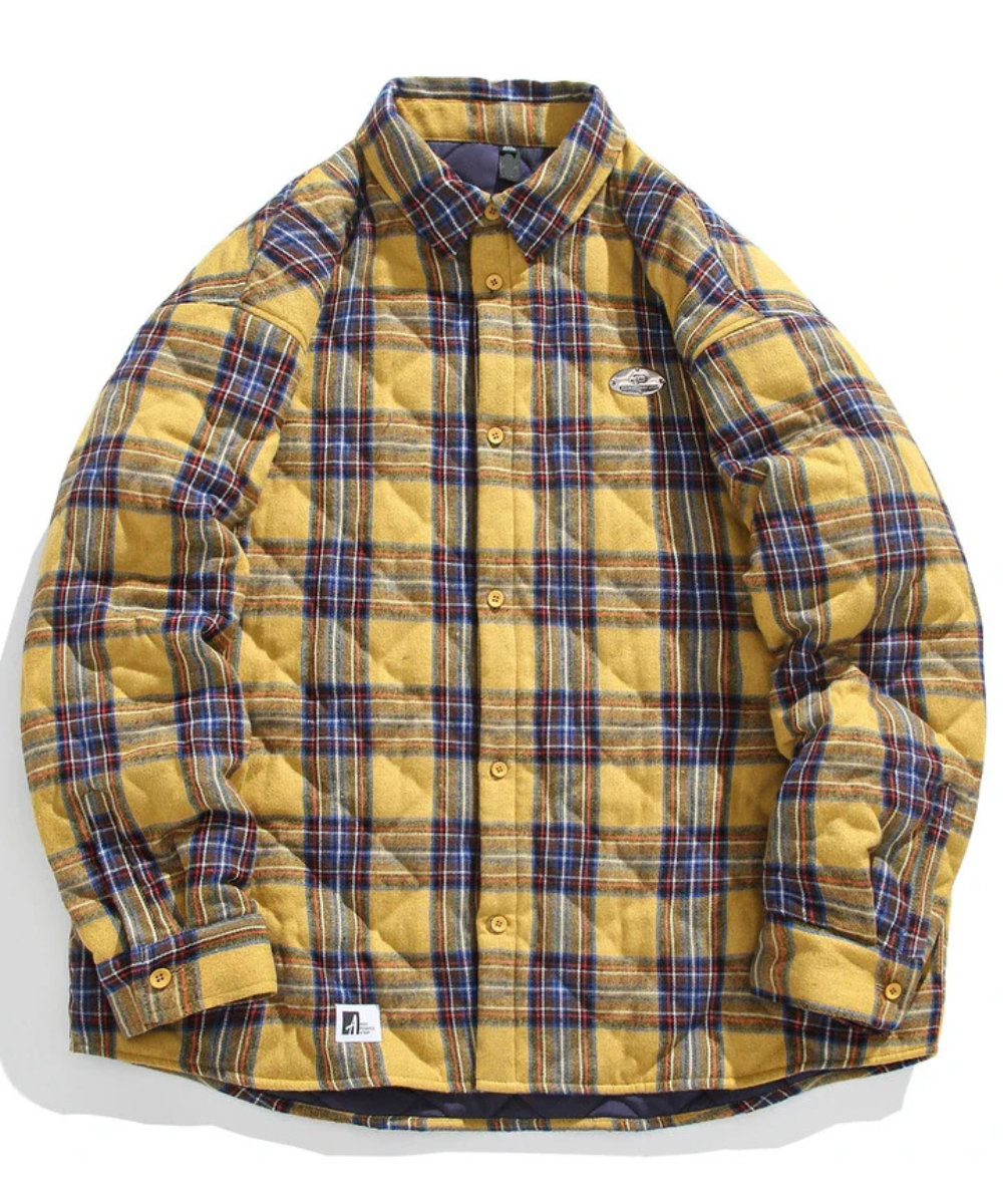 Vintage medvilninis pūkinis paltas