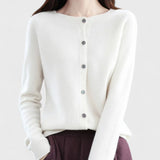 Aivita | Moteriškas Merino vilnos megztinis O-žiedu