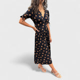 Monique - Elegantiška Suknelė Su Taškeliais