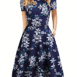 Evelyn Quinn | Retro A-Line Vasaros Suknelė