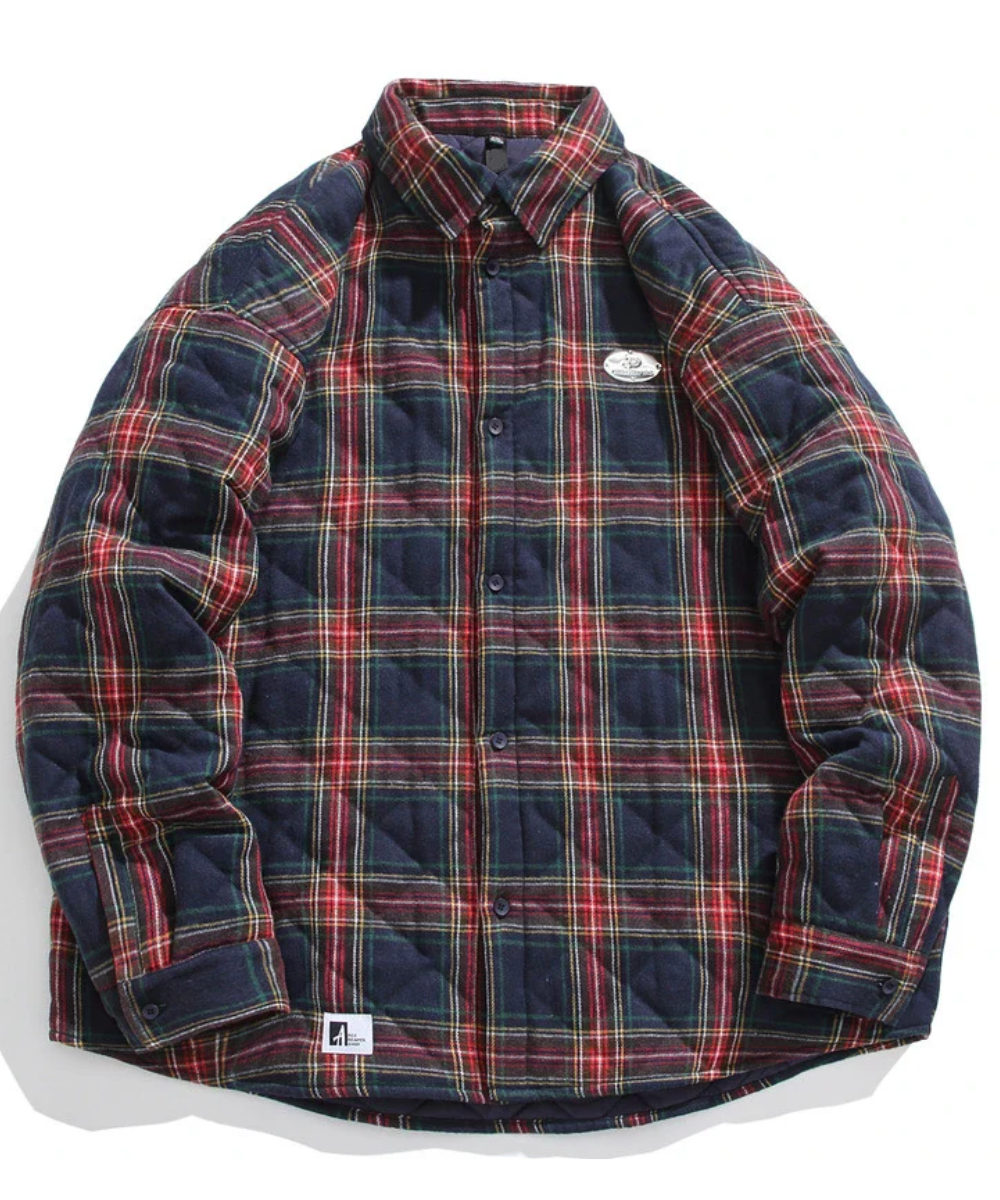 Vintage medvilninis pūkinis paltas