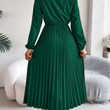 Rosalind Quinn | Nėriniuota V formos kaklo A formos suknelė