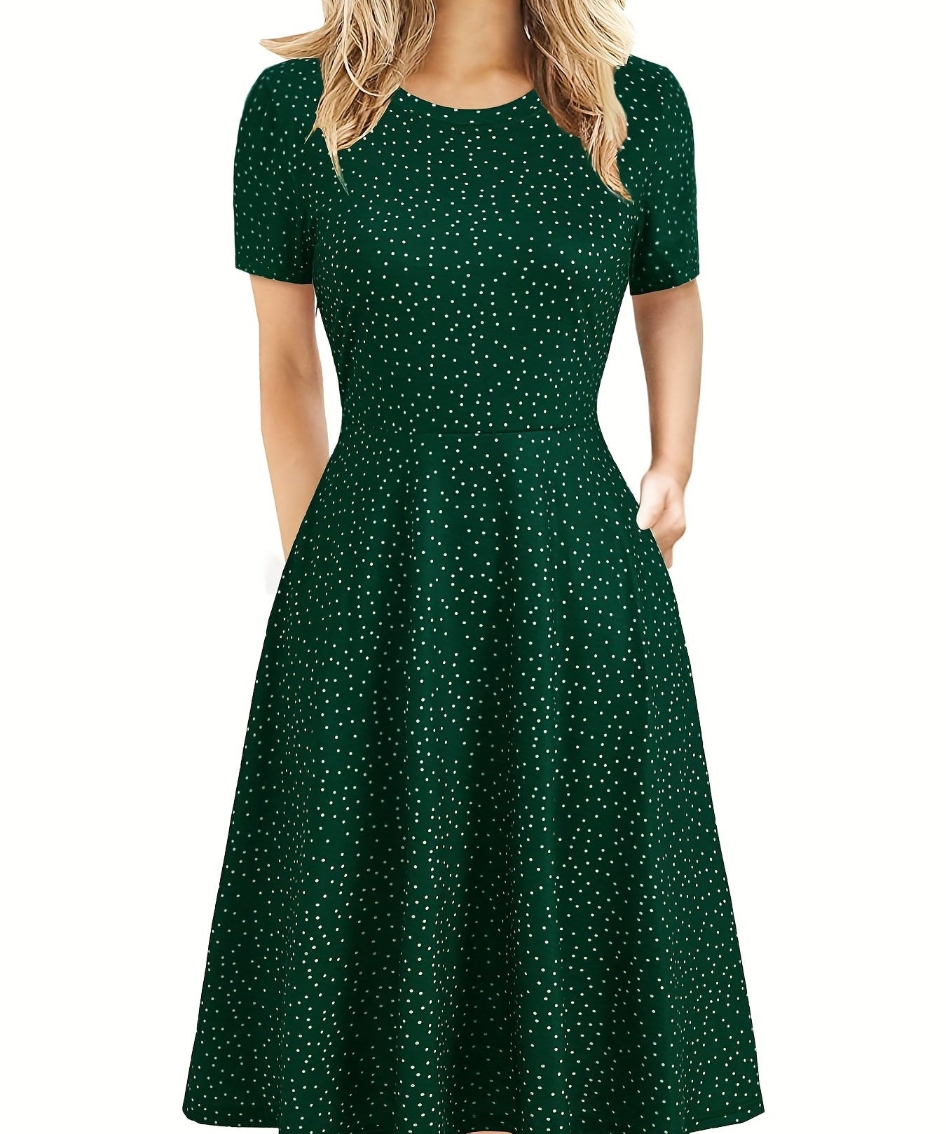 Evelyn Quinn | Retro A-Line Vasaros Suknelė