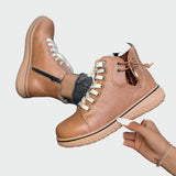 Ortopediniai odiniai batai iki kulkšnies