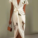 Brenna | Elegantiška Apvyniojimo Suknelė