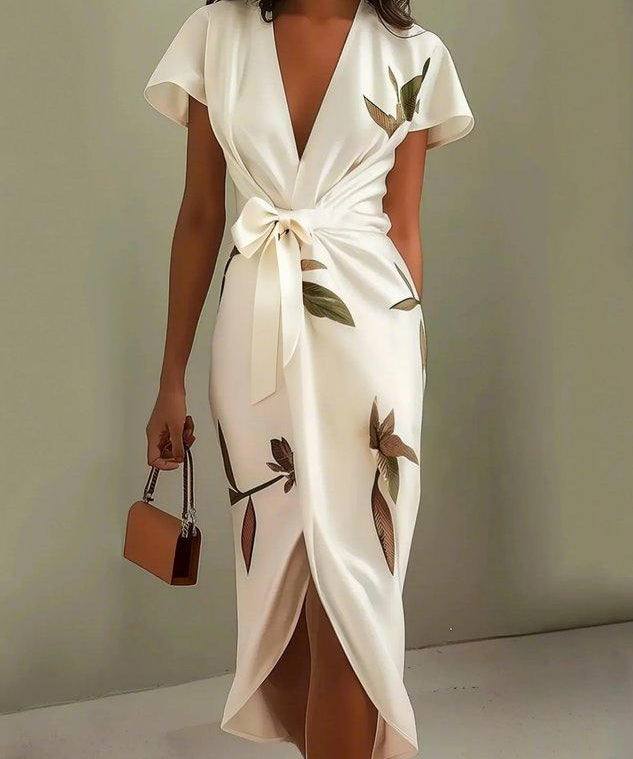 Brenna | Elegantiška Apvyniojimo Suknelė