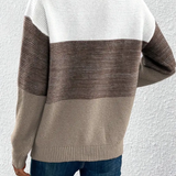 Calista - Elegantiškas Ilgų Rankovių Megztinis Su Nuleistomis Pečiais