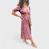 Monique - Elegantiška Suknelė Su Taškeliais