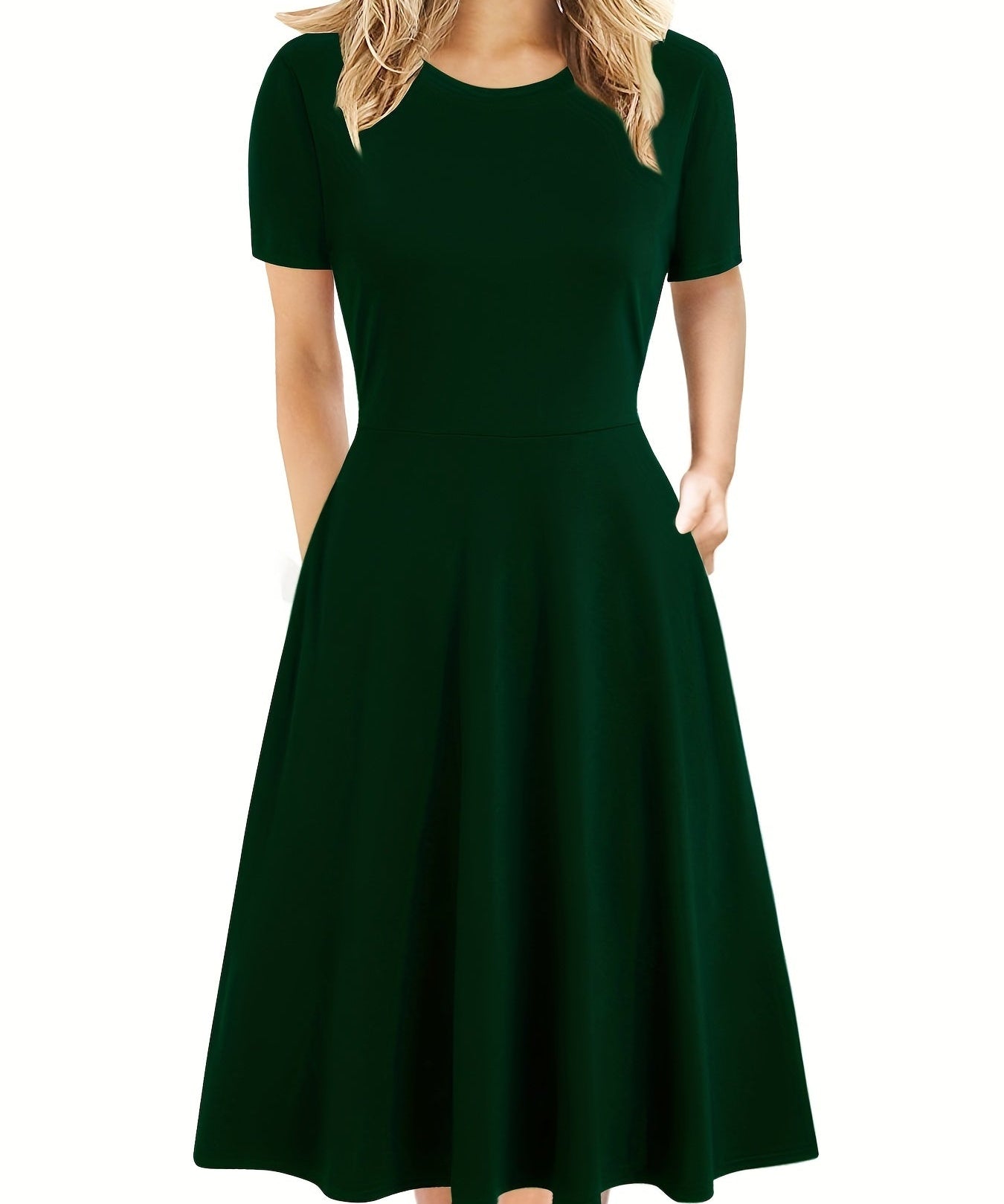 Evelyn Quinn | Retro A-Line Vasaros Suknelė