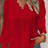 Alison – Dryžuotas Megztinis su Apykakle