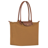 Longchamp - Didelis Le Pliage Tote, Šviesiai rudas
