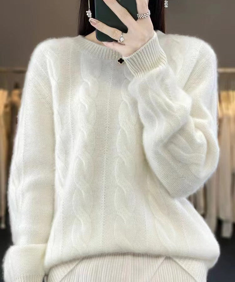 Angelika - Klasikinis Šiltas Megztinis