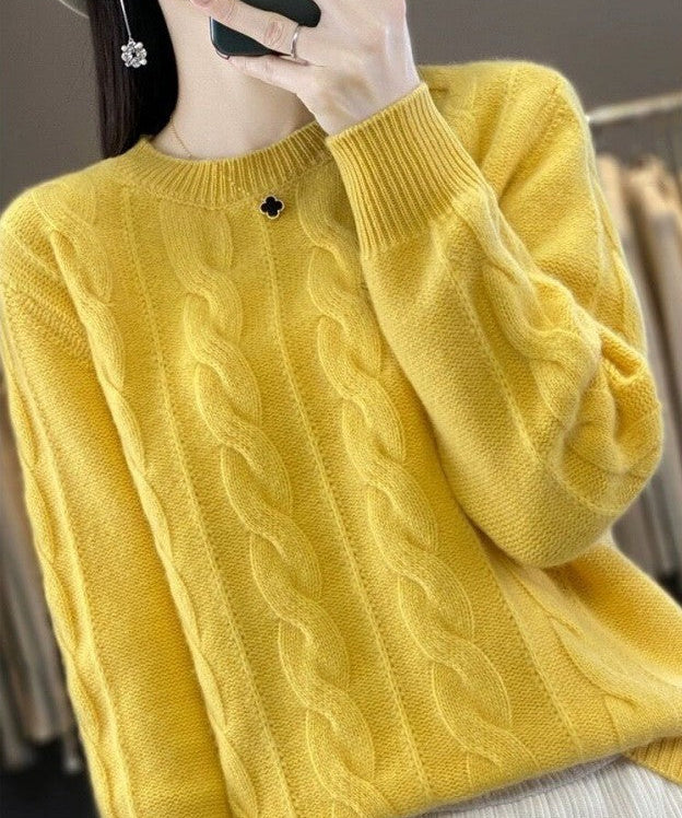 Angelika - Klasikinis Šiltas Megztinis