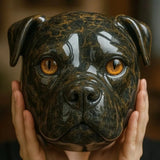 Juodas šuo - Mistinė juodo šuns skulptūra