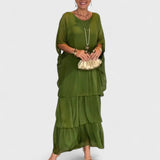 Nora - Elegantiška boho stiliaus šifono suknelė