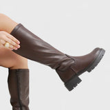 Rachel | Rudos kojinės-batai