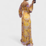 Kristine - Elegantiška suknelė su V formos iškirpte