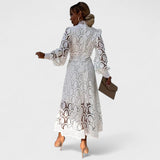 Élise - Blizgus nėriniuotas suknelė