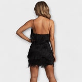 Layla - Mini Suknelė Šventėms ir Klubų Temai