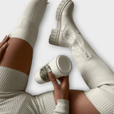 Lureva – Ilgi auliniai batai su storu padu