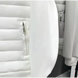 Elegantiška medvilninė pūkinė striukė