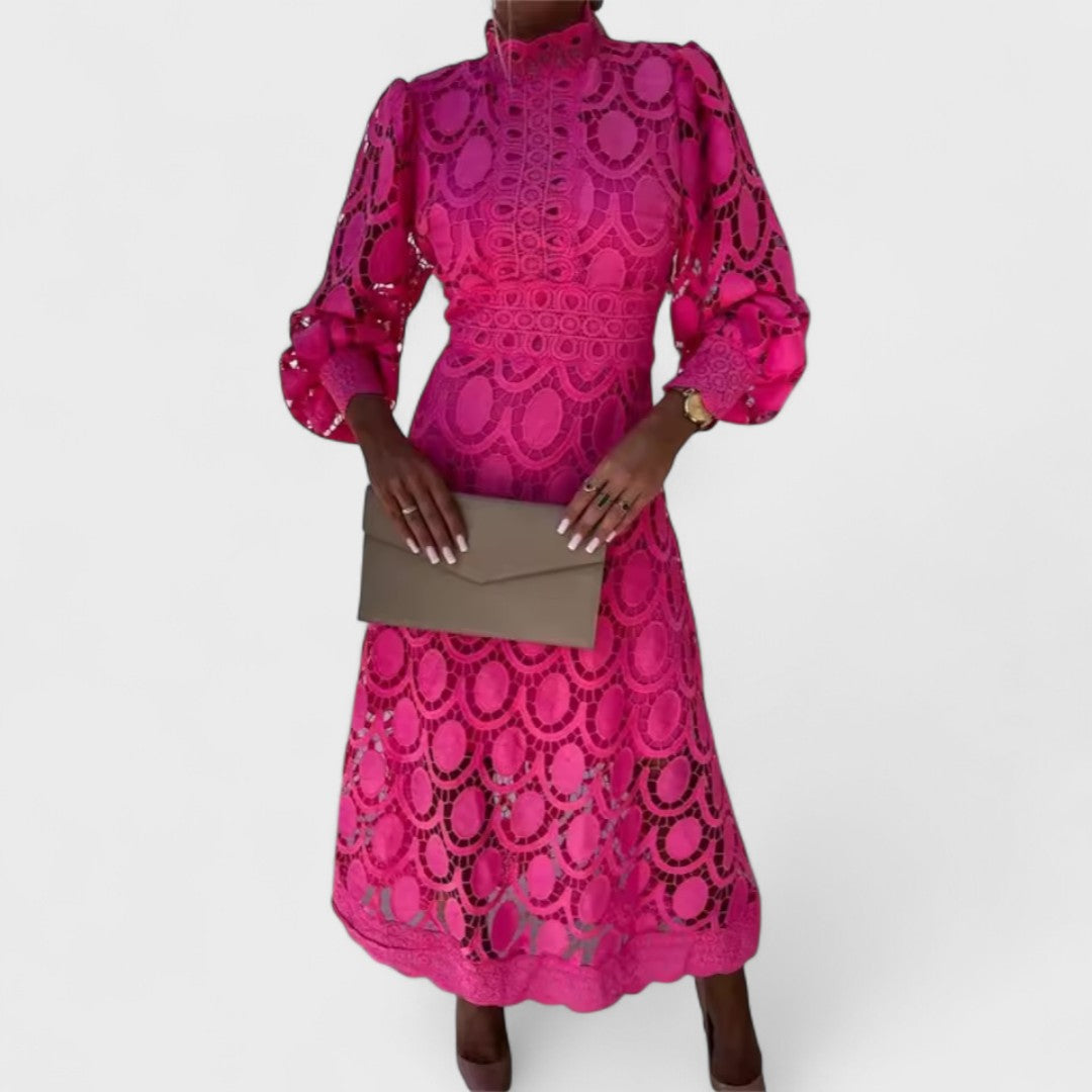 Élise - Blizgus nėriniuotas suknelė