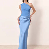 Aleida | Vieno Peties Satino Maksimalus Suknelė