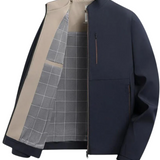 Klasikinis paltas su užtrauktuku