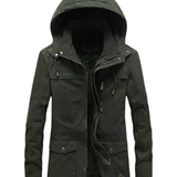 Žiemos laisvalaikio paltas iš medvilnės