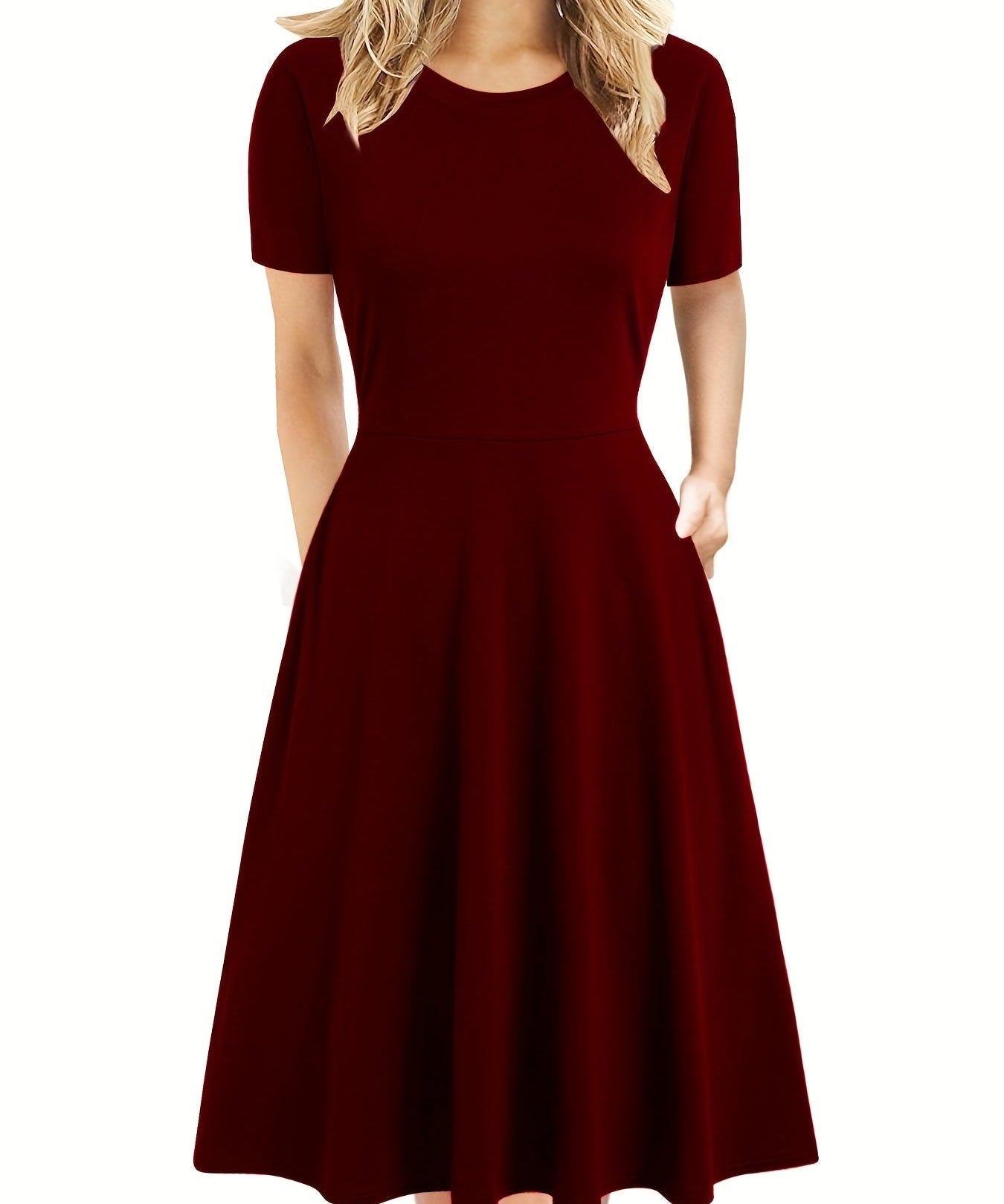 Evelyn Quinn | Retro A-Line Vasaros Suknelė