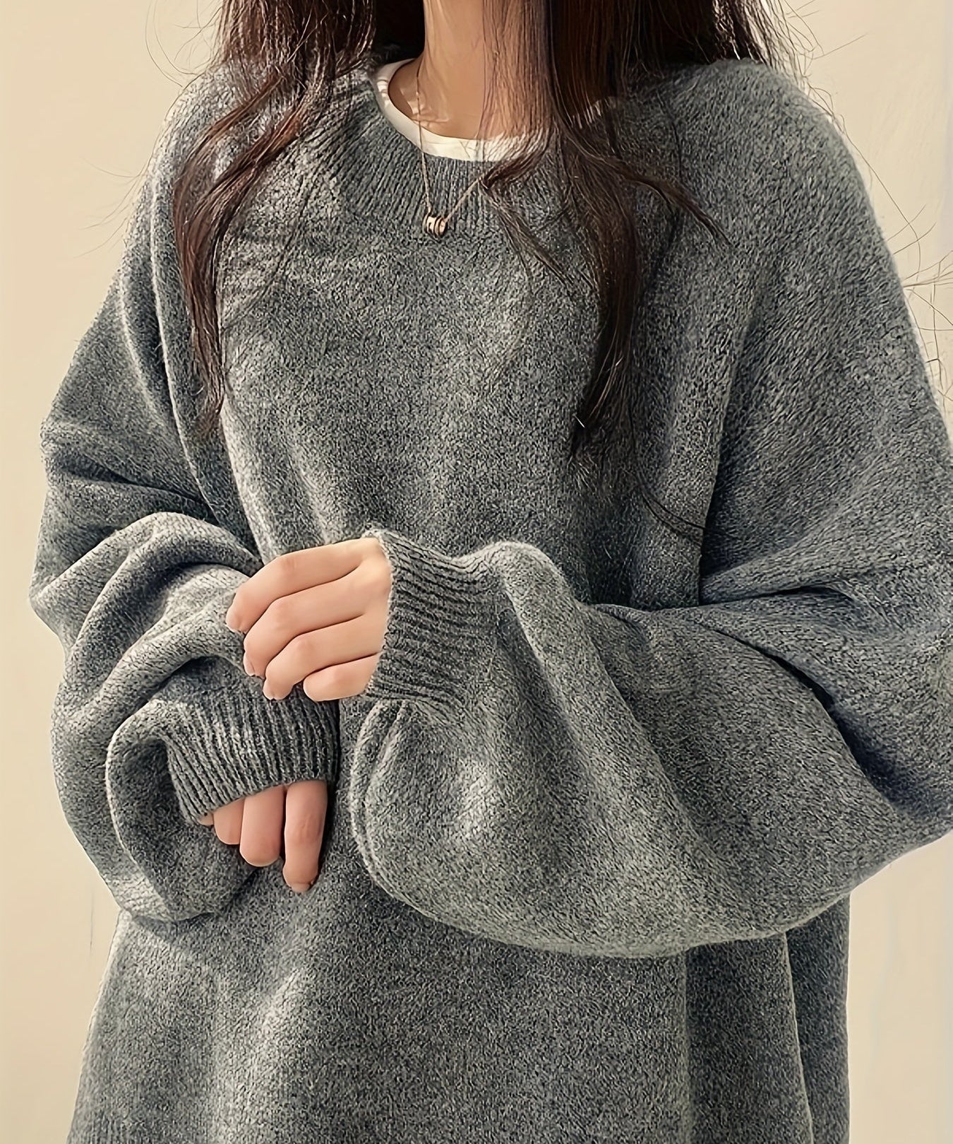 Mabel - Atsitiktinis Oversized Megztinis