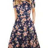 Evelyn Quinn | Retro A-Line Vasaros Suknelė