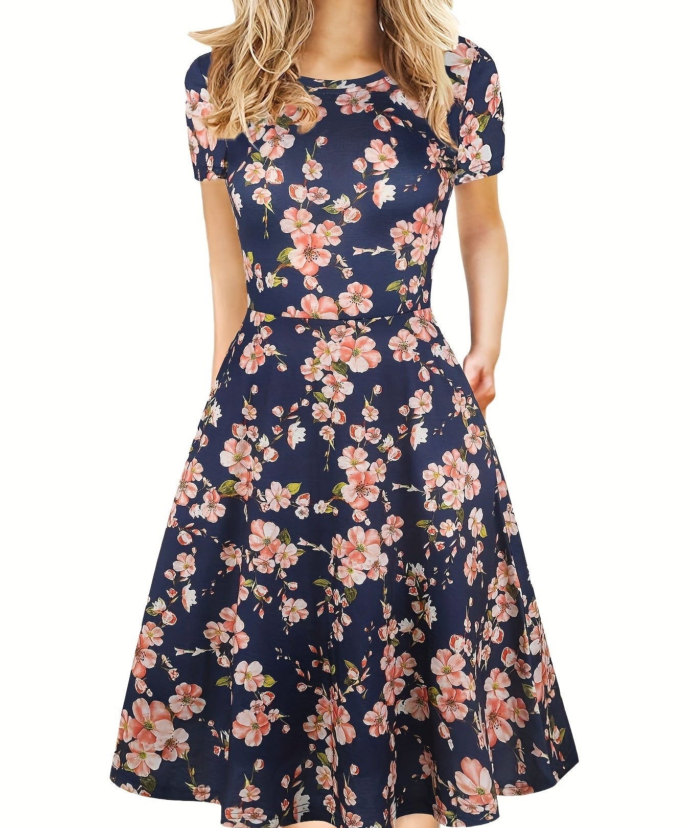 Evelyn Quinn | Retro A-Line Vasaros Suknelė